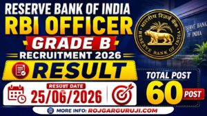 RBI Grade B Officer Result 2026 Out 