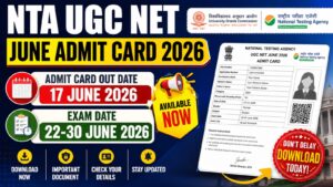 NTA UGC NET June 2026 