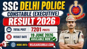 SSC Delhi Police Constable Result 2026