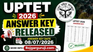 UPTET 2026 Answer Key Released