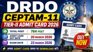 DRDO CEPTAM 11 Tier II Exam Date 2026
