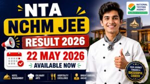 NTA NCHM JEE Result 2026