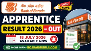 Bank of Baroda Apprentice Result 2026 