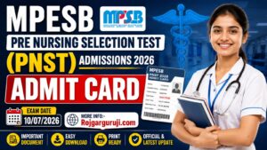 MP ESB PNST Admit Card 2026