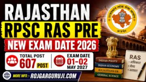 RPSC RAS Pre Revised Exam Date 2026