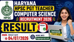 HPSC PGT Computer Science Result 2026