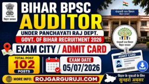 BPSC Bihar Auditor Admit Card 2026