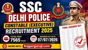SSC Delhi Police Constable Executive Recruitment 2025