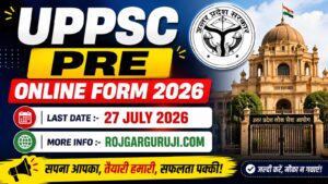 UPPSC Pre Recruitment 2026 Apply Online