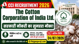 The Cotton Corporation of India Ltd. CCI Recruitment 2026