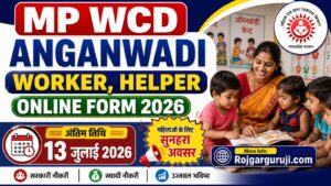 MP WCD Anganwadi Worker Helper Online Form 2026