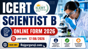 ICERT Scientist B Online Form 2026