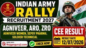 Indian Army Agniveer CEE Result 2026 Out